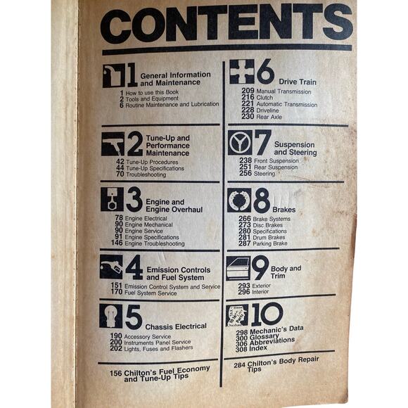 Chilton Toyota Corolla Carina Tercel Starlet 1970-1987 Repair Garage Manual 7036 - Picture 8 of 10